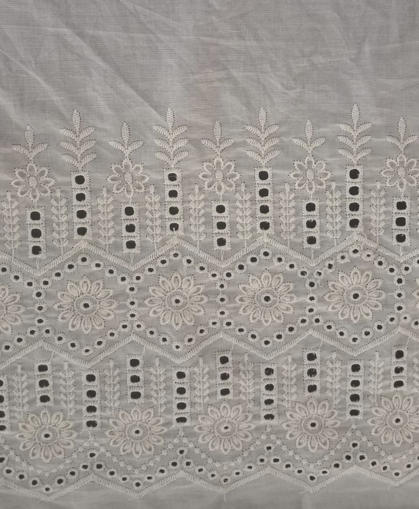 SCHIFFLI BORDERS EMBROIDERY