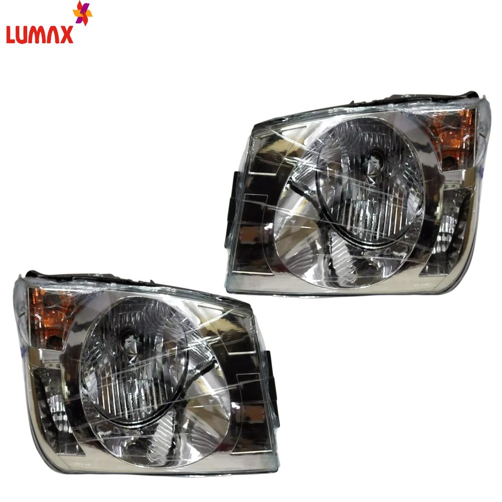 Lumax Headlight Assembly With Adjustable Motor For Mahindra Bolero 2007-2011