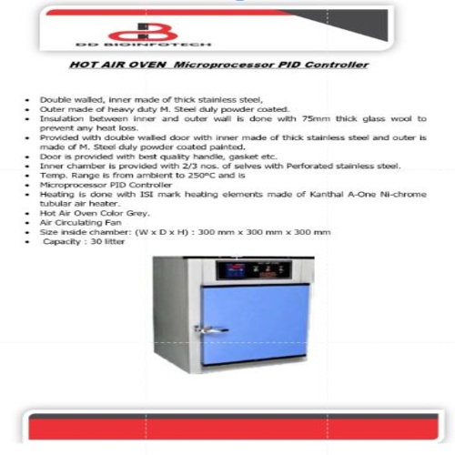 Laboratory Hot Air Oven