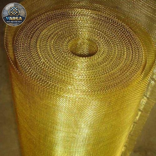 Brass Wire Mesh - 70% Copper, 30% Zinc | High Durability, Abrasion & Corrosion Resistant, Low Electrical Conductivity, Temperature Tolerance
