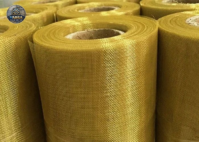 Brass Wire Mesh - 70% Copper, 30% Zinc | High Durability, Abrasion & Corrosion Resistant, Low Electrical Conductivity, Temperature Tolerance