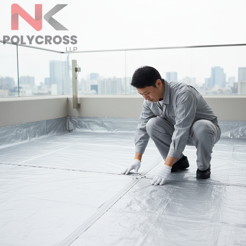 Balcony Waterproof Lining - Color: Blue