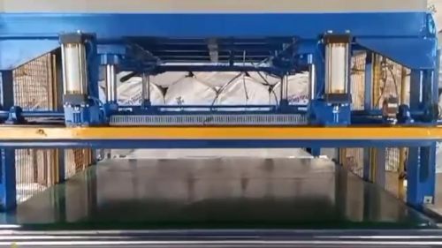 Automatic Mattress Compress And Roll Packing Machine