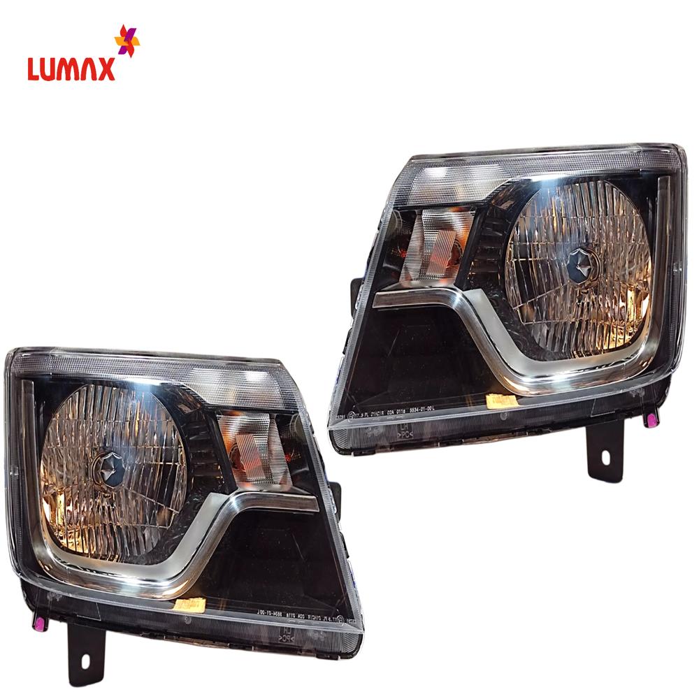 Lumax Headlight Assembly With Adjustable Motor For Mahindra Bolero 2019-2022