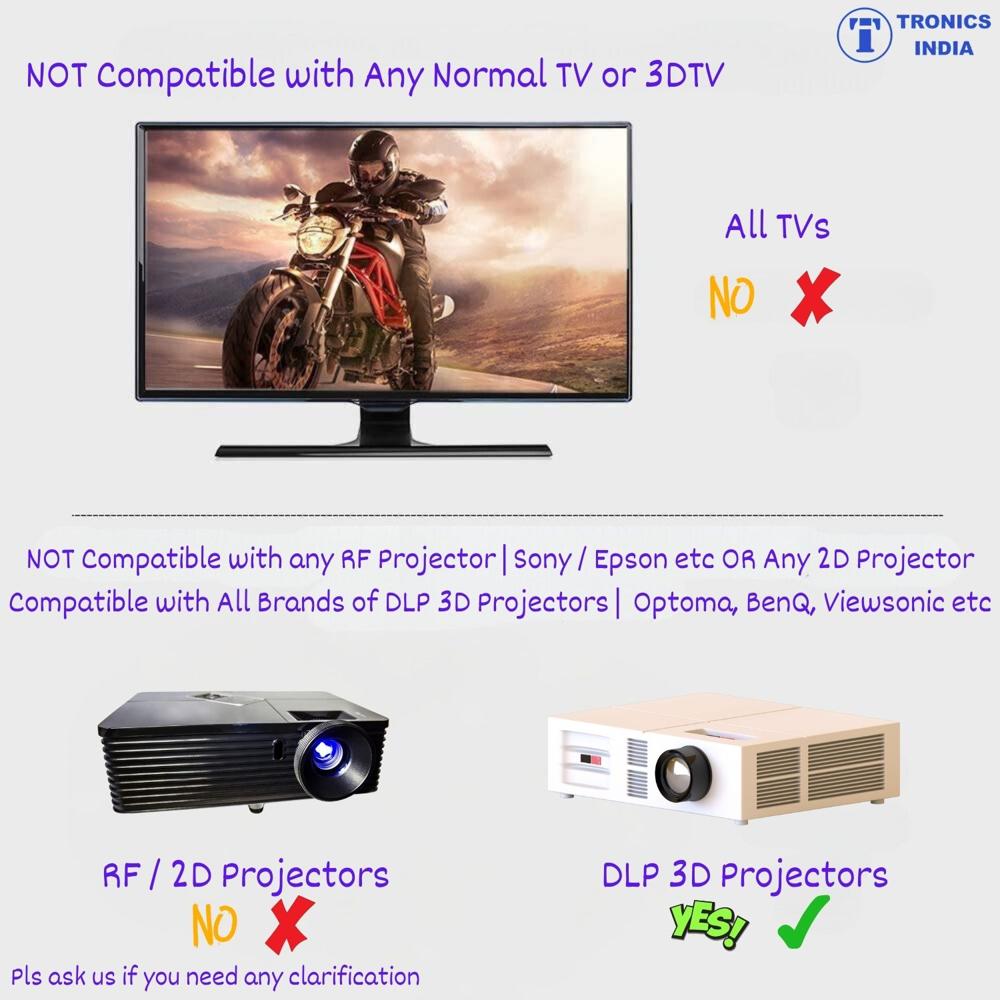 DLP Link 3D Glasses for 5D/7D Cinemas G07 Blue