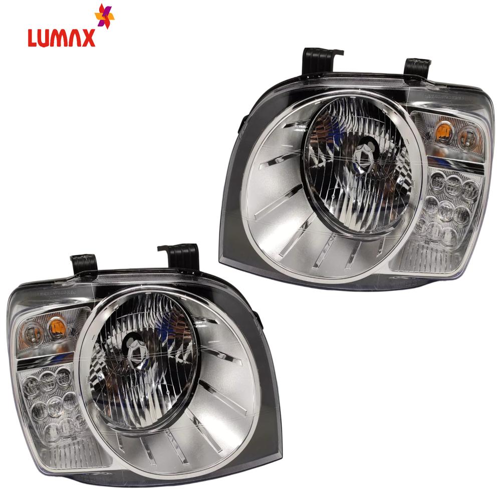 Lumax Headlight Assembly With Adjustable Motor For Mahindra Scorpio 2008-2014