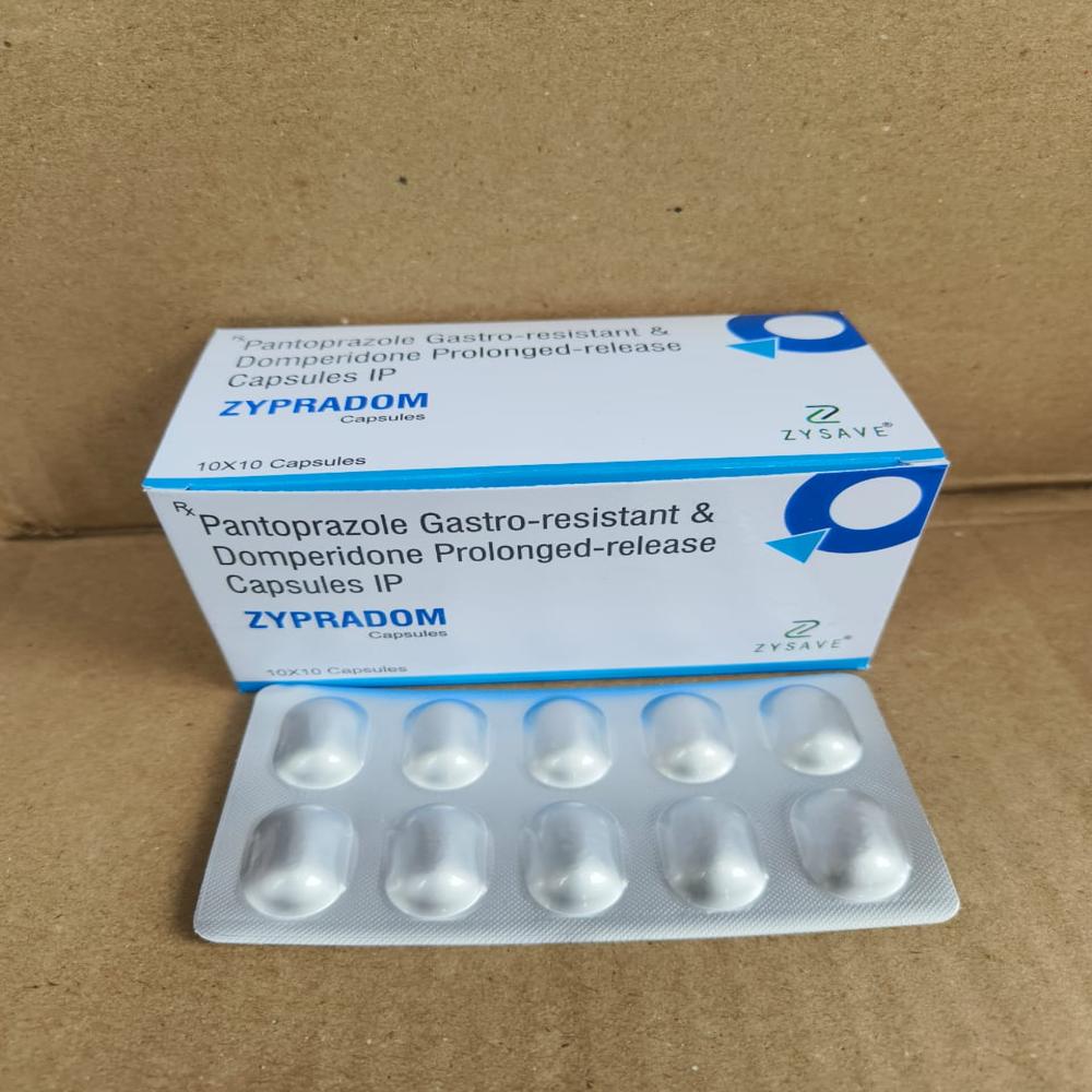 Pantoprazole Gastro-Resistant And Domperidone Prolonged-Release Capsules IP