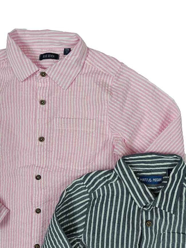 B16479 Boys Long Sleeve Woven Shirts