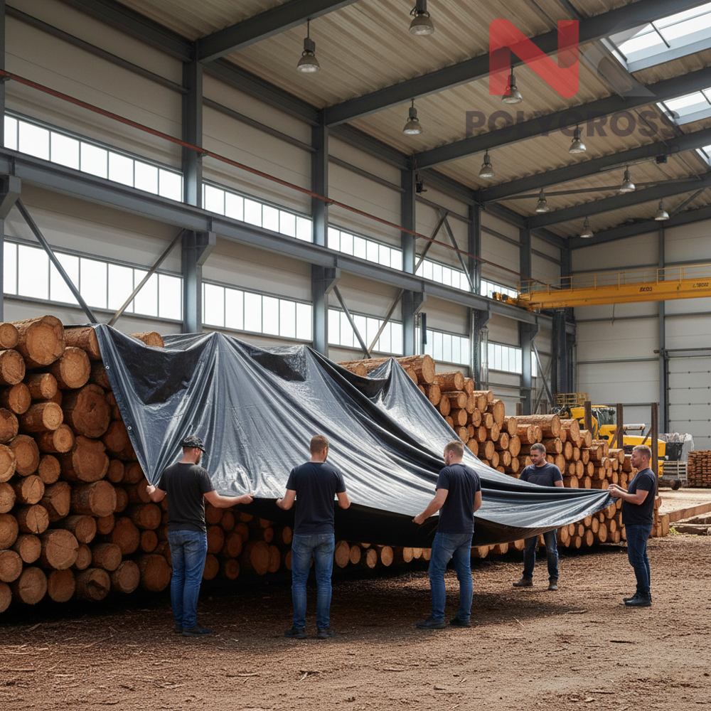 Timber Yard Cover - Color: Blue