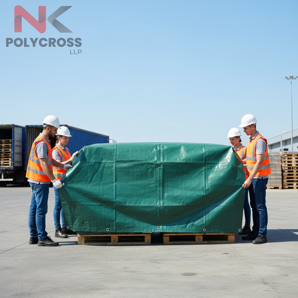 Warehouse Pallet Wrap - Color: Blue