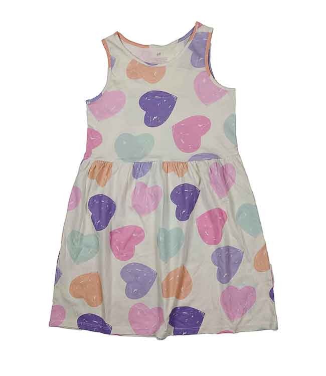 G22150 H&M and Anko Girls Sleeveless Printed Dress