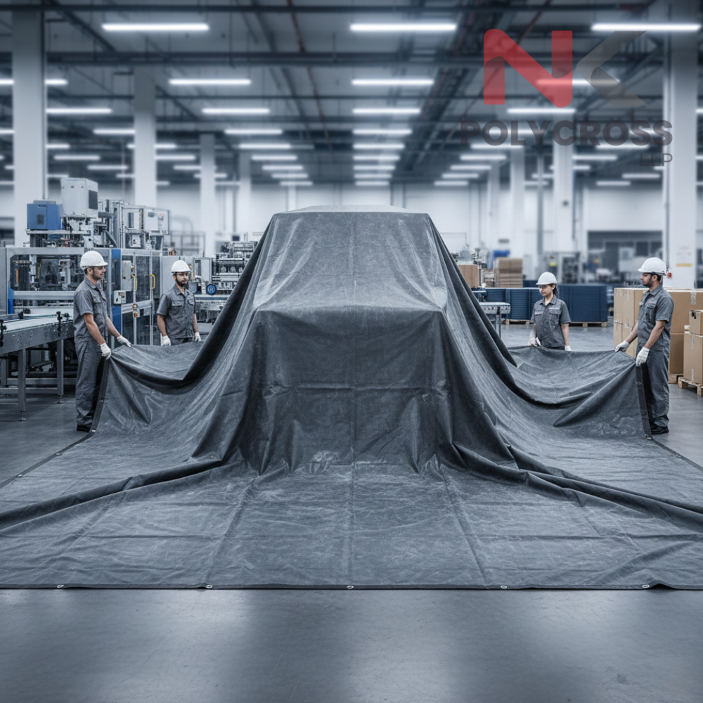 Packaging Unit Dust Sheet - Color: Blue