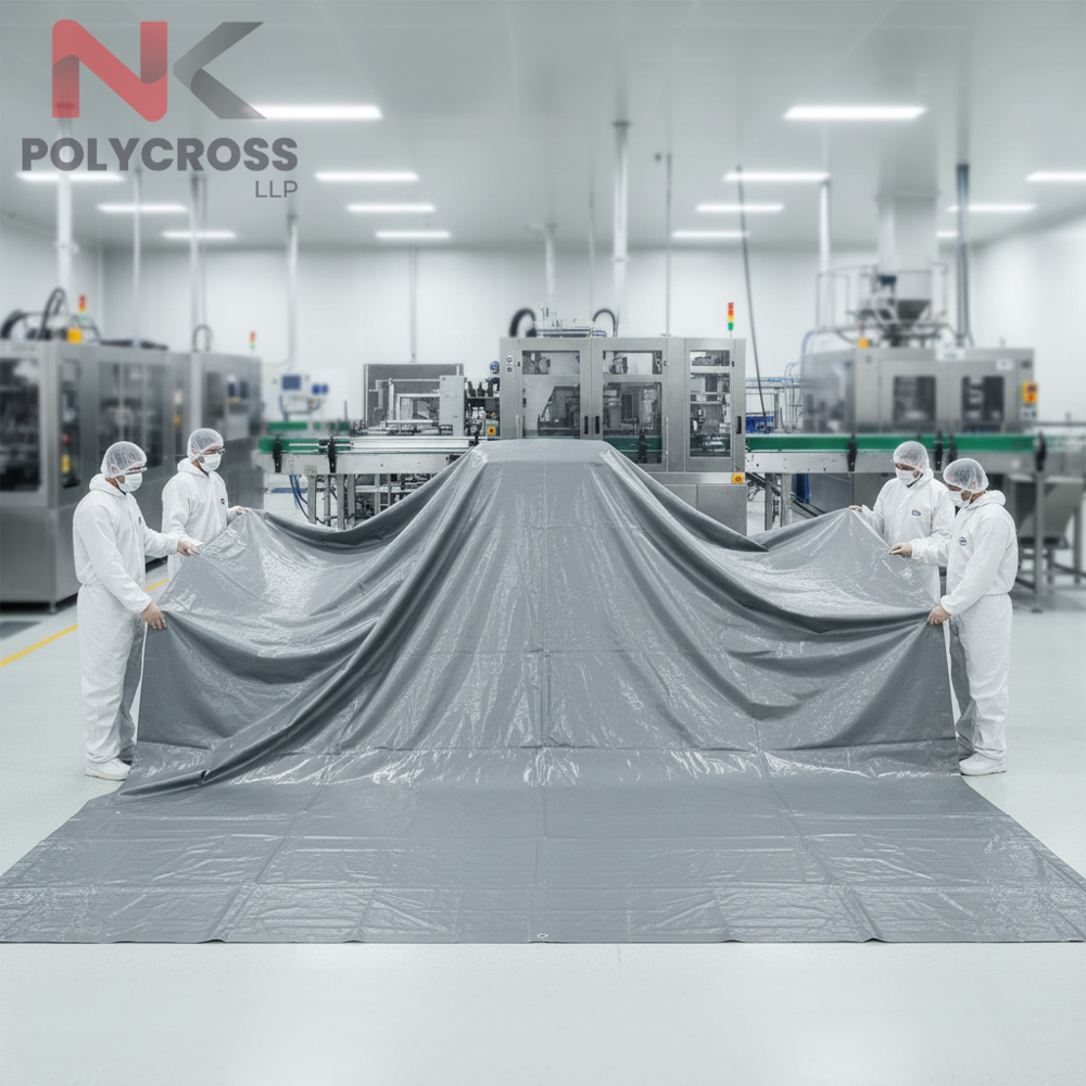 Packaging Unit Dust Sheet - Color: Blue