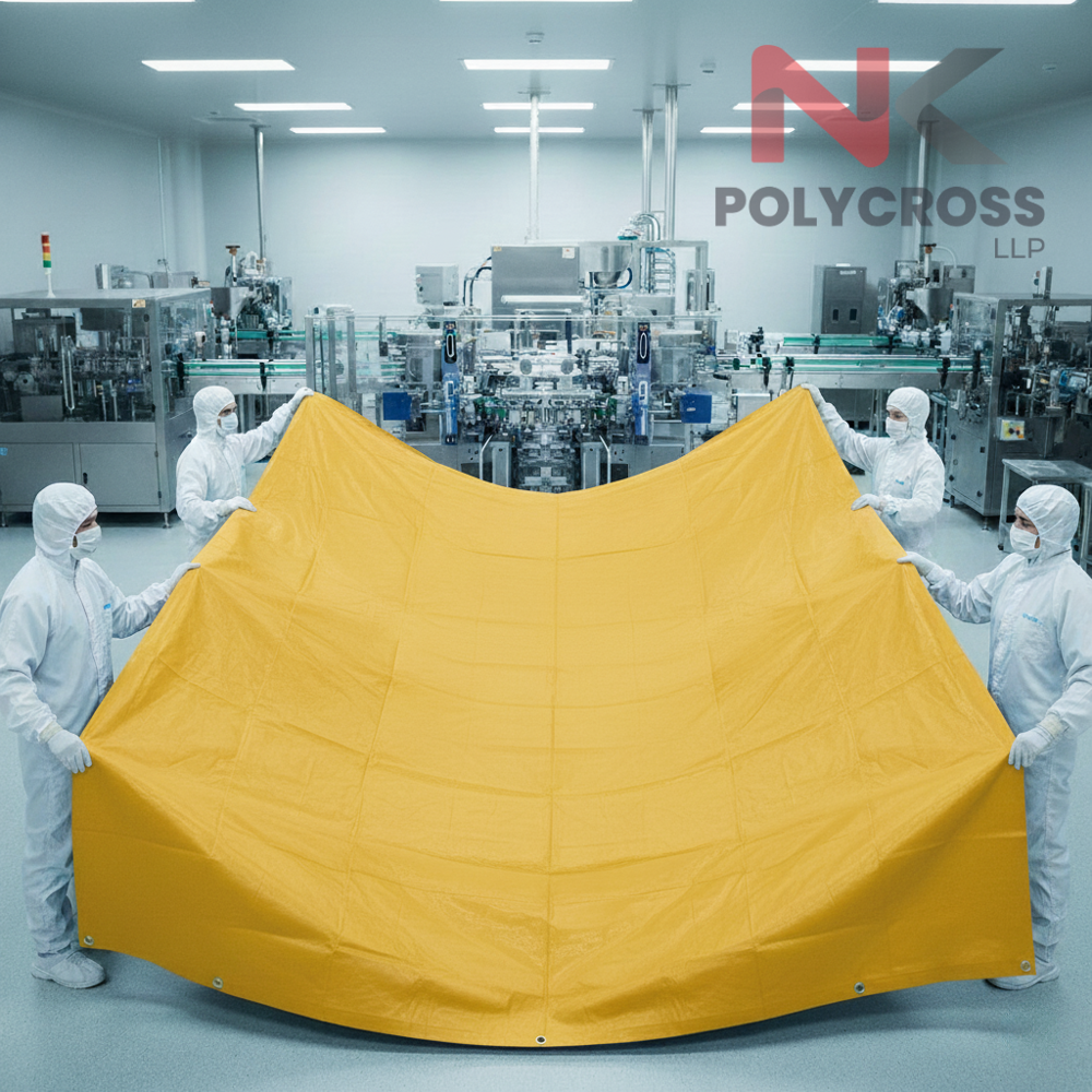 Packaging Unit Dust Sheet - Color: Blue