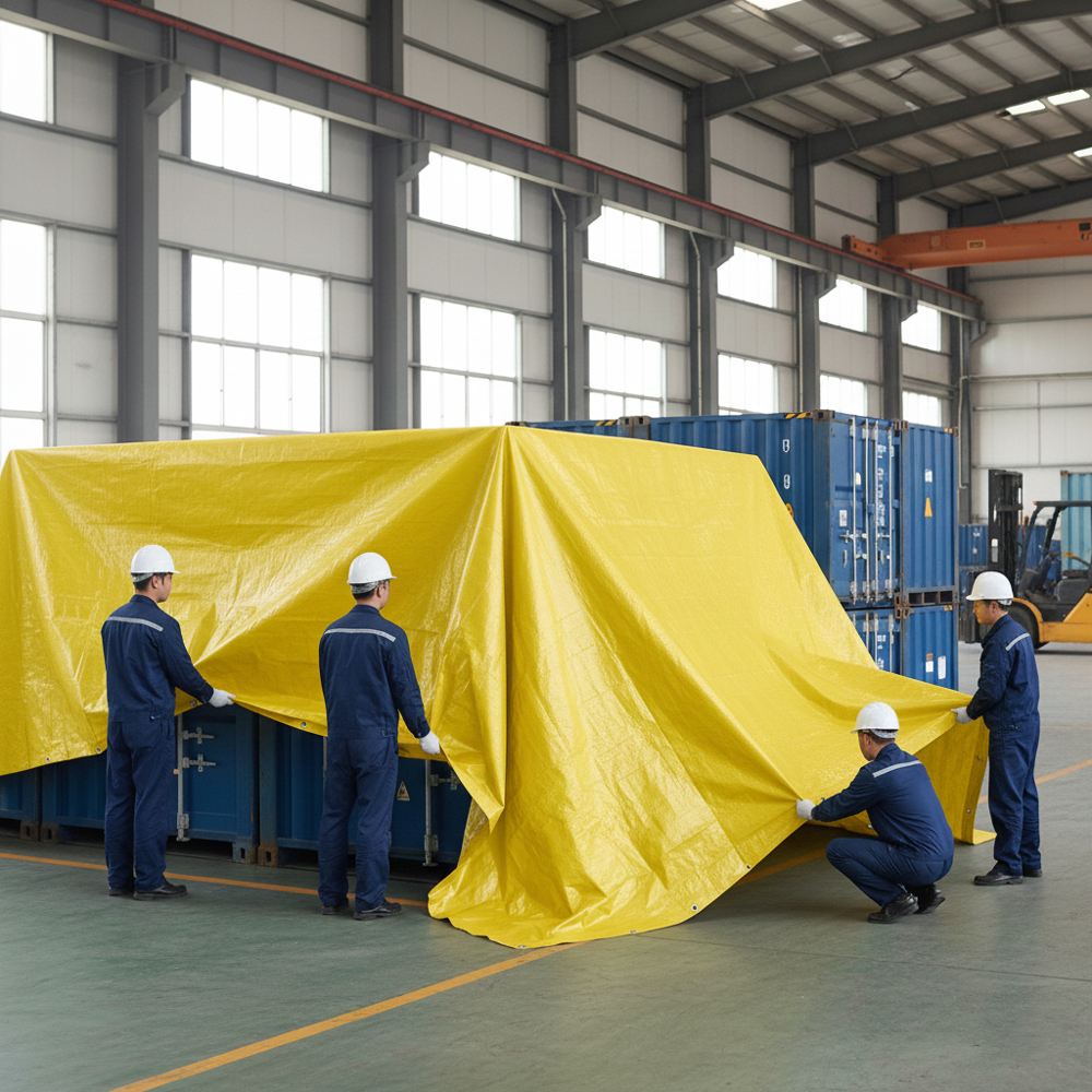 Industrial Container Cover - Color: Blue