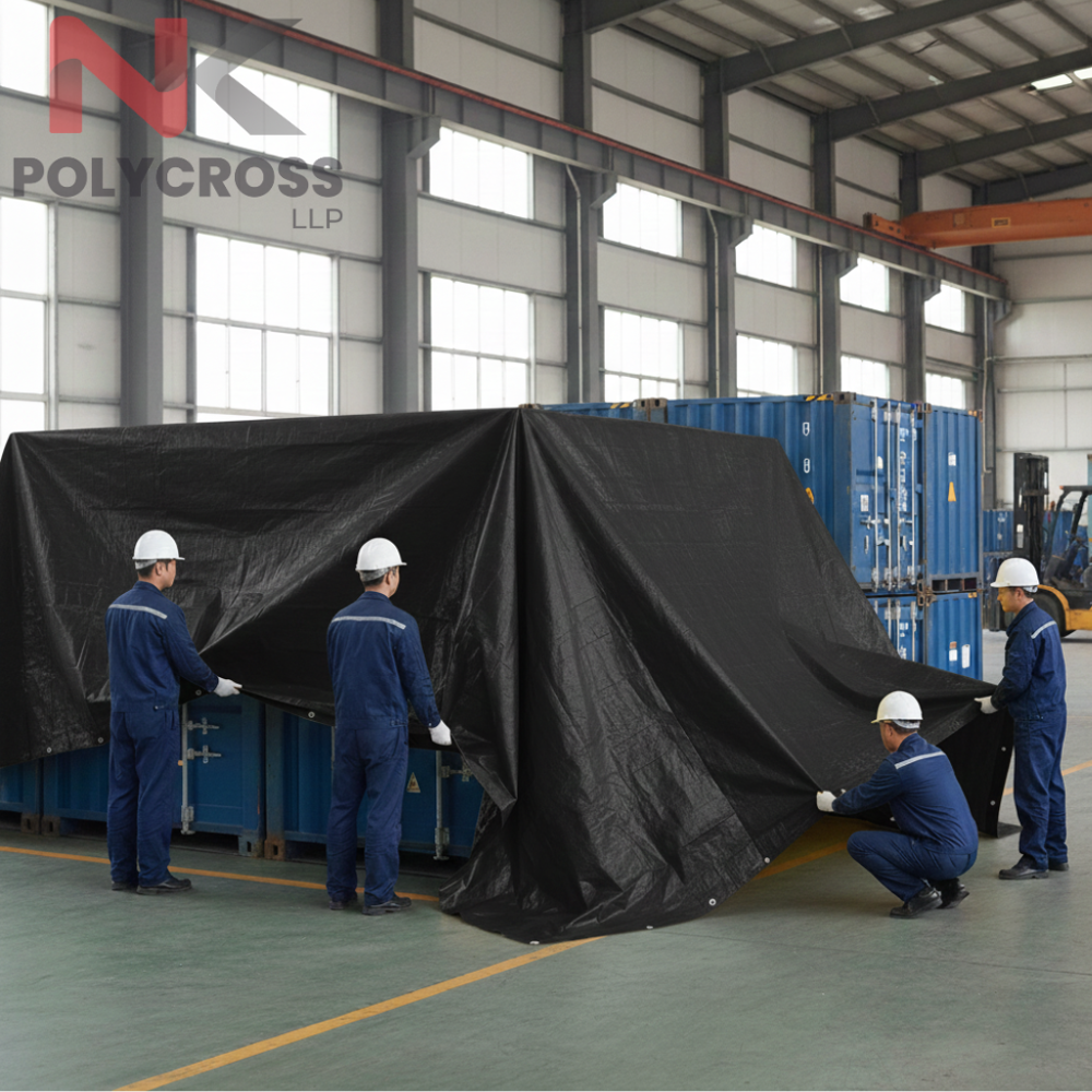 Industrial Container Cover - Color: Blue