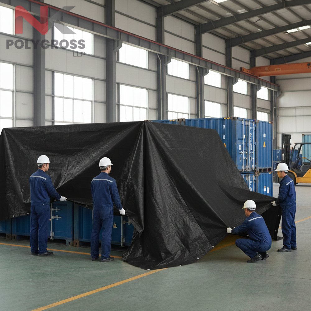 Industrial Container Cover - Color: Blue
