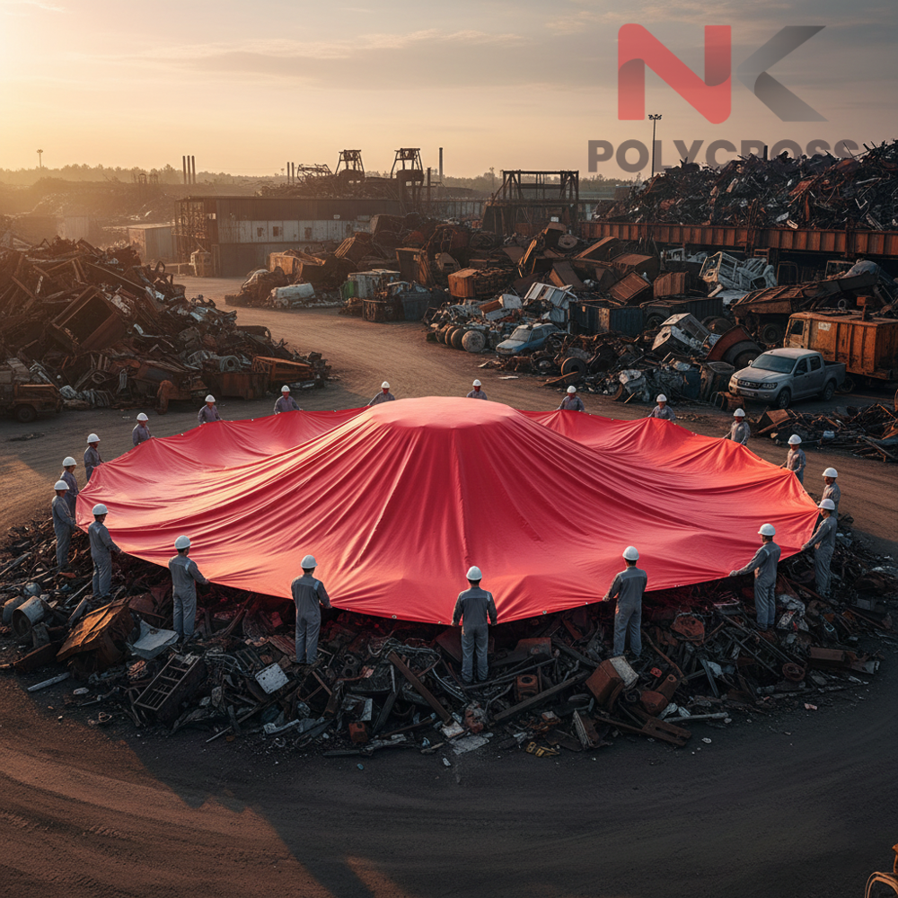 Scrap Yard Cover - Color: Blue