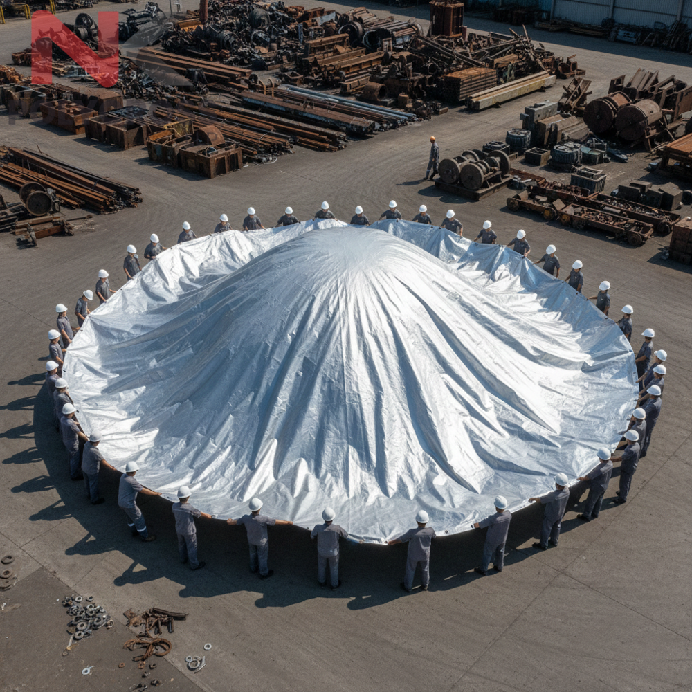 Scrap Yard Cover - Color: Blue
