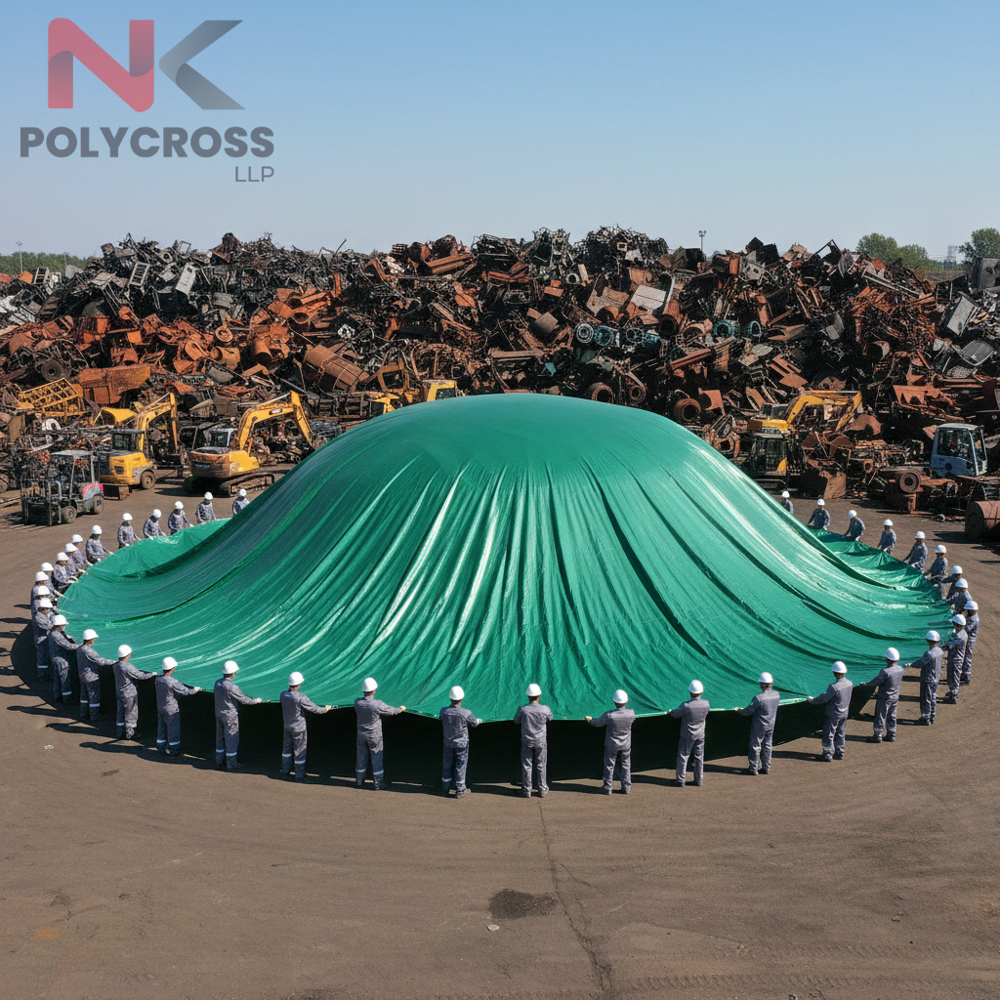 Scrap Yard Cover - Color: Blue