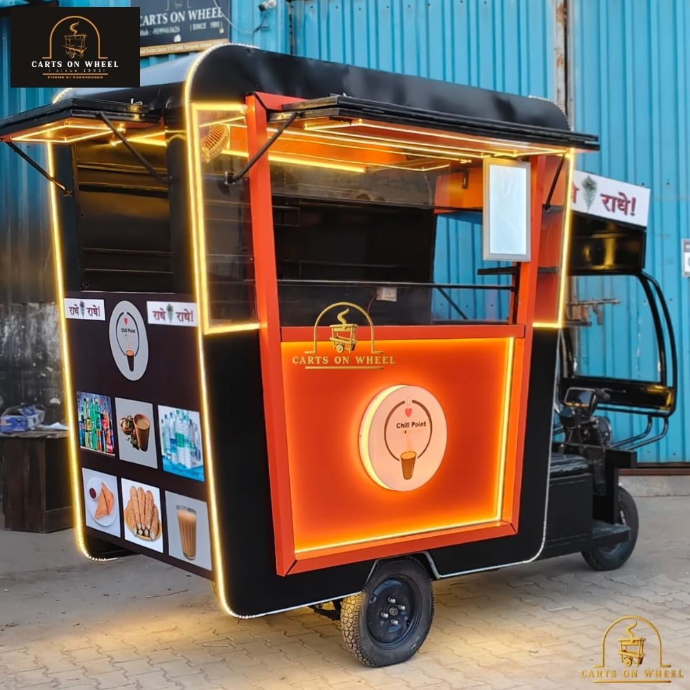 Chill Point E-rickshaw Cart by Cartsonwheel