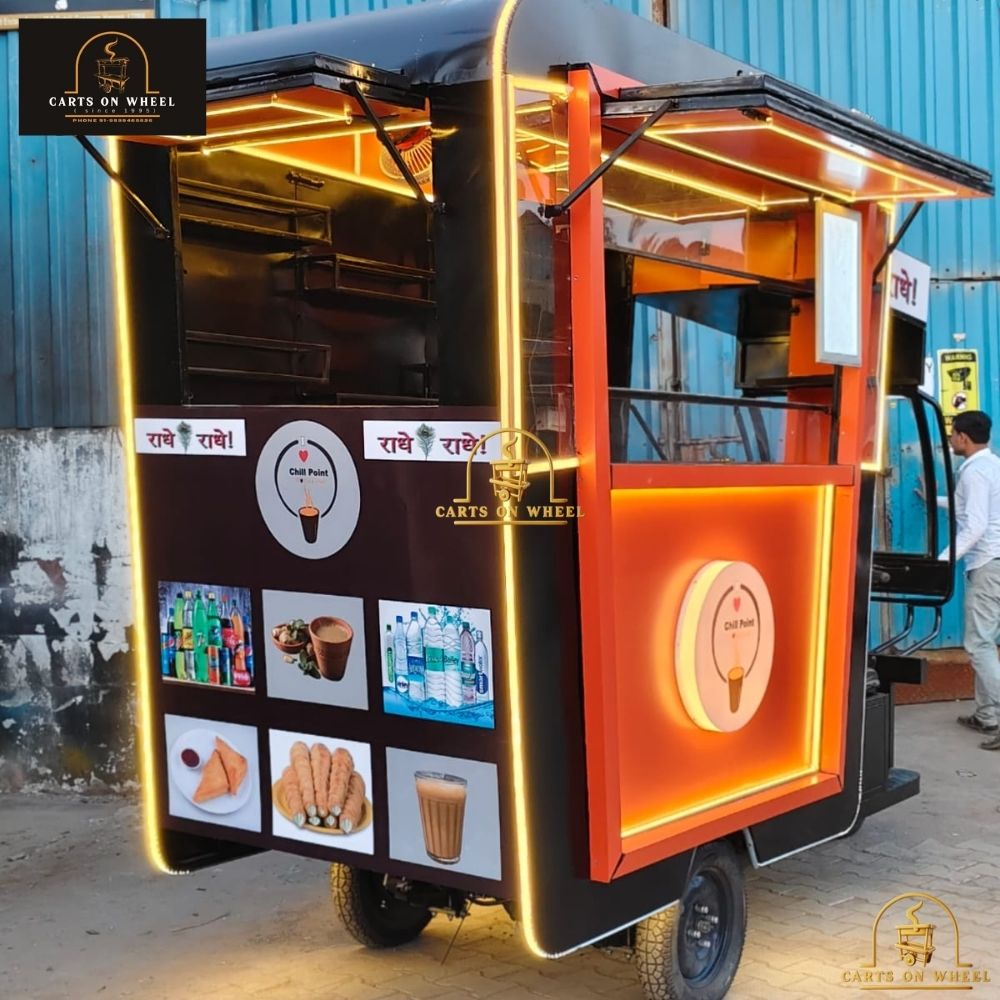 Chill Point E-rickshaw Cart by Cartsonwheel
