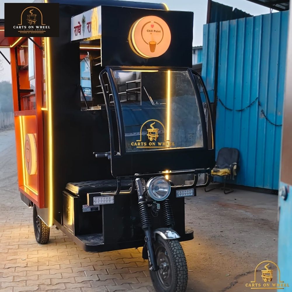 Chill Point E-rickshaw Cart by Cartsonwheel