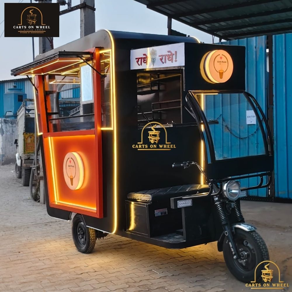 Chill Point E-rickshaw Cart by Cartsonwheel