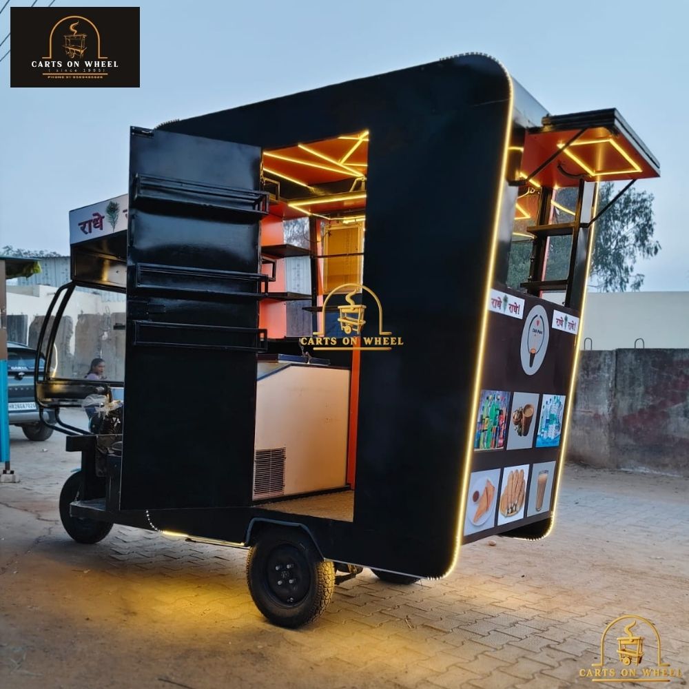 Chill Point E-rickshaw Cart by Cartsonwheel