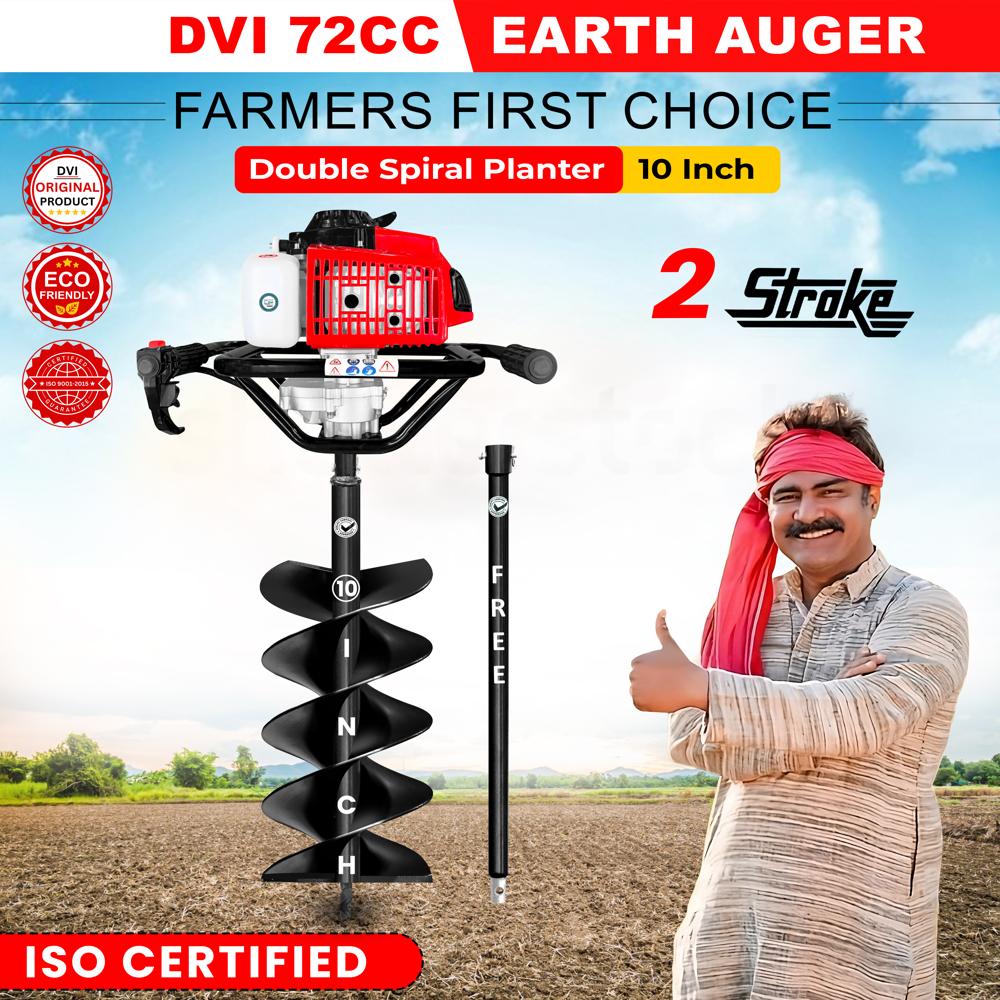 72cc Earth Auger with 10 inch bit