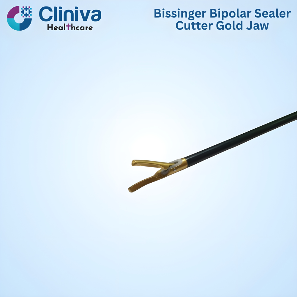 Laparoscopic Bissinger Bipolar Sealer Cutter Gold Jaw 5mmx330mm