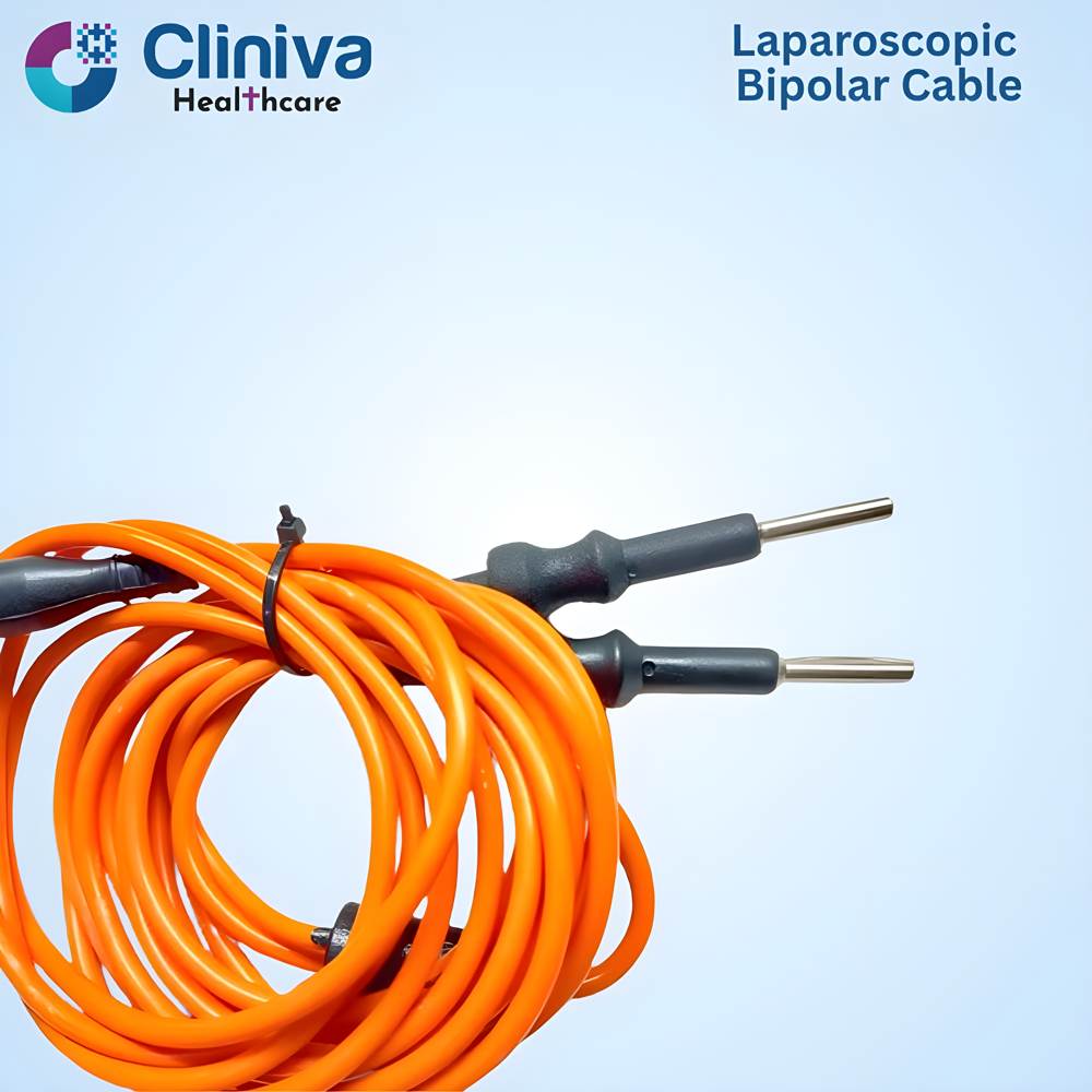 Laparoscopic Bipolar Cable Orange 4mmx300cm