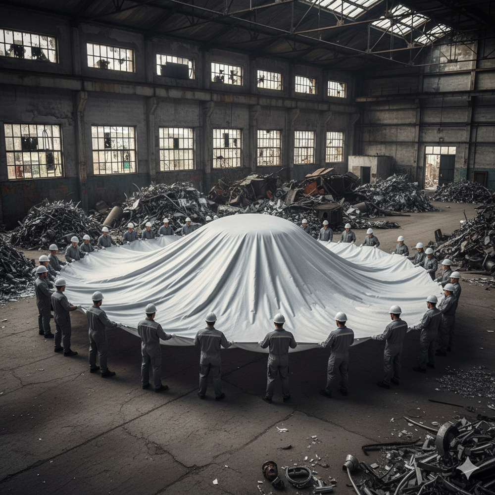 Aluminum Scrap Cover - Color: Blue