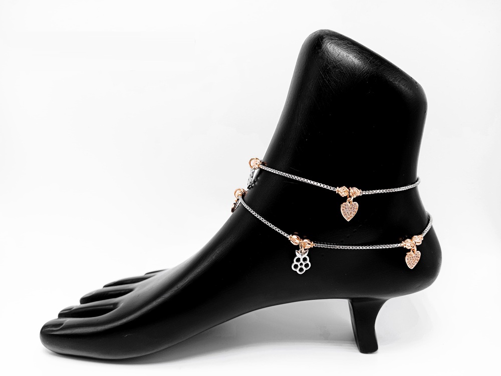 92.5 New Design Silver Infinity Payal