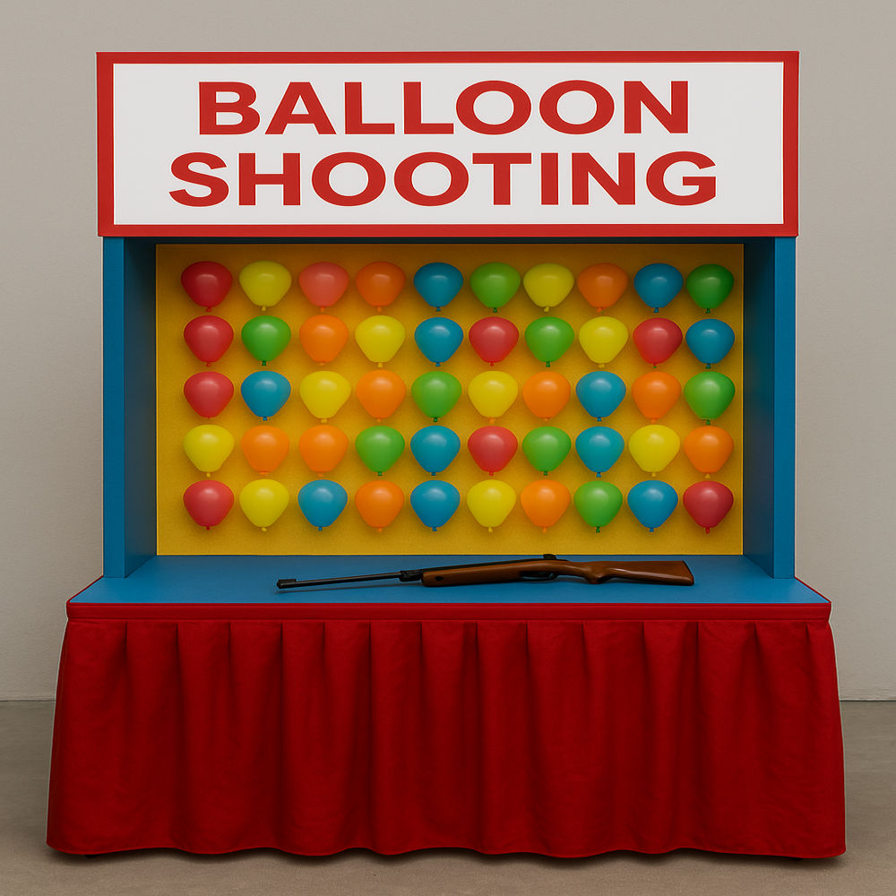 Balloon Shooting Game Stall