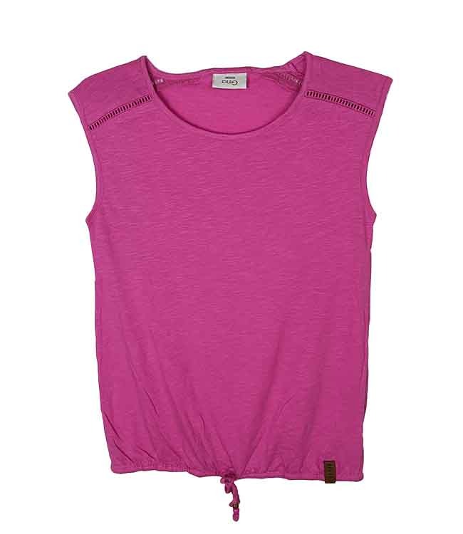 W13464 Gina Ladies Sleeveless Top with Tie Feature