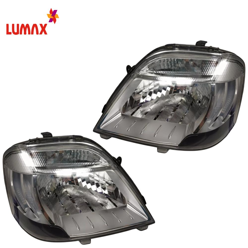 Lumax Headlight Assembly With Adjustable Motor For Mahindra eVerito2016-2023/ Verito 2011-2018