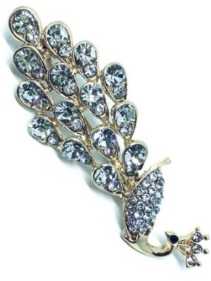 Peacok brooch pin