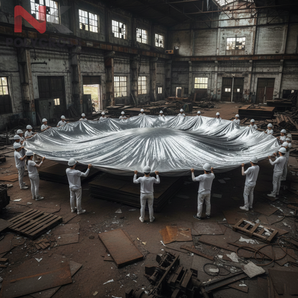 Metal Sheet Cover - Color: Blue