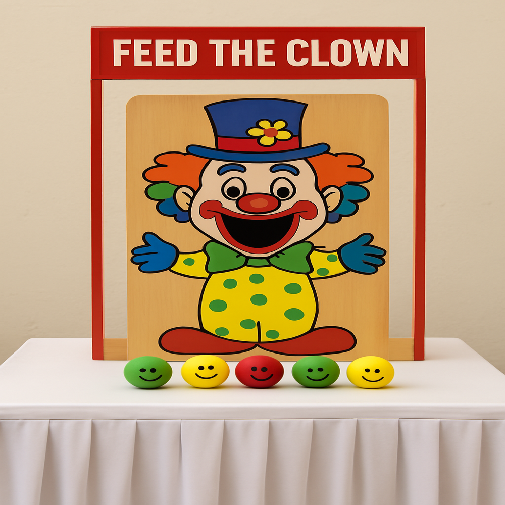 Feed the Clown Game Stall