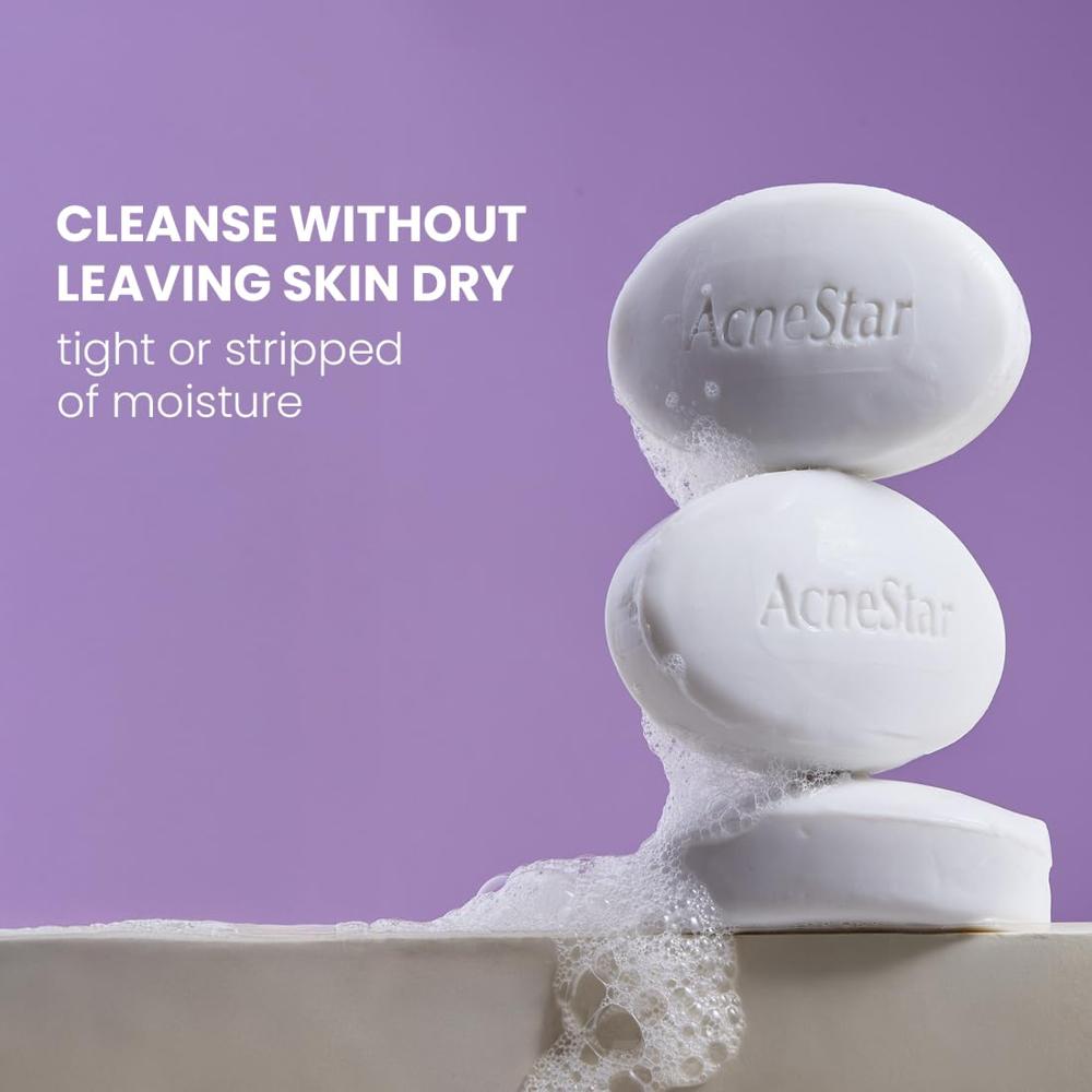 Acne Star Soap - Color: White