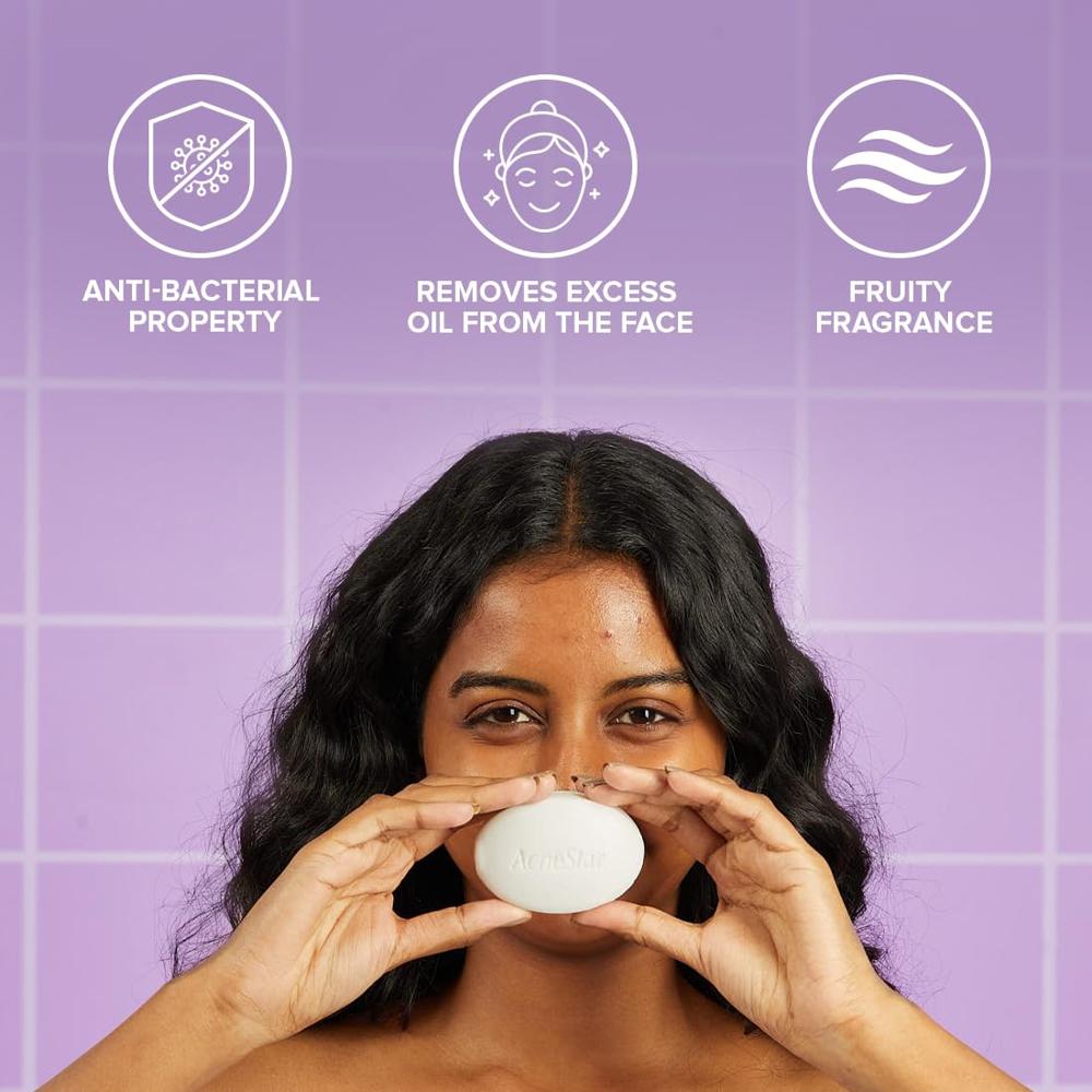 Acne Star Soap - Color: White