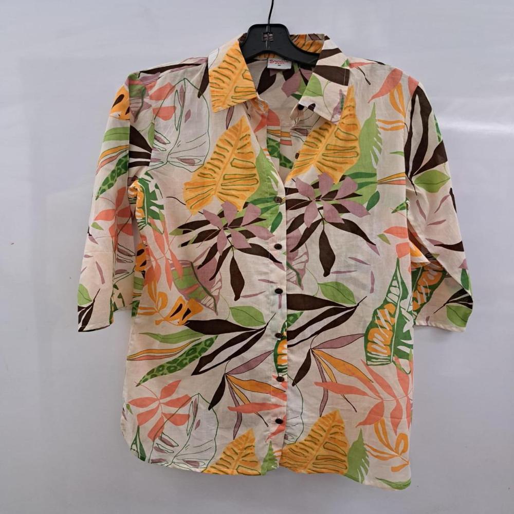 100 % Linen Viscose Digital Print Fabric