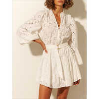 Schiffli Embroidery Work Fabric & Designs - Application: Fashion