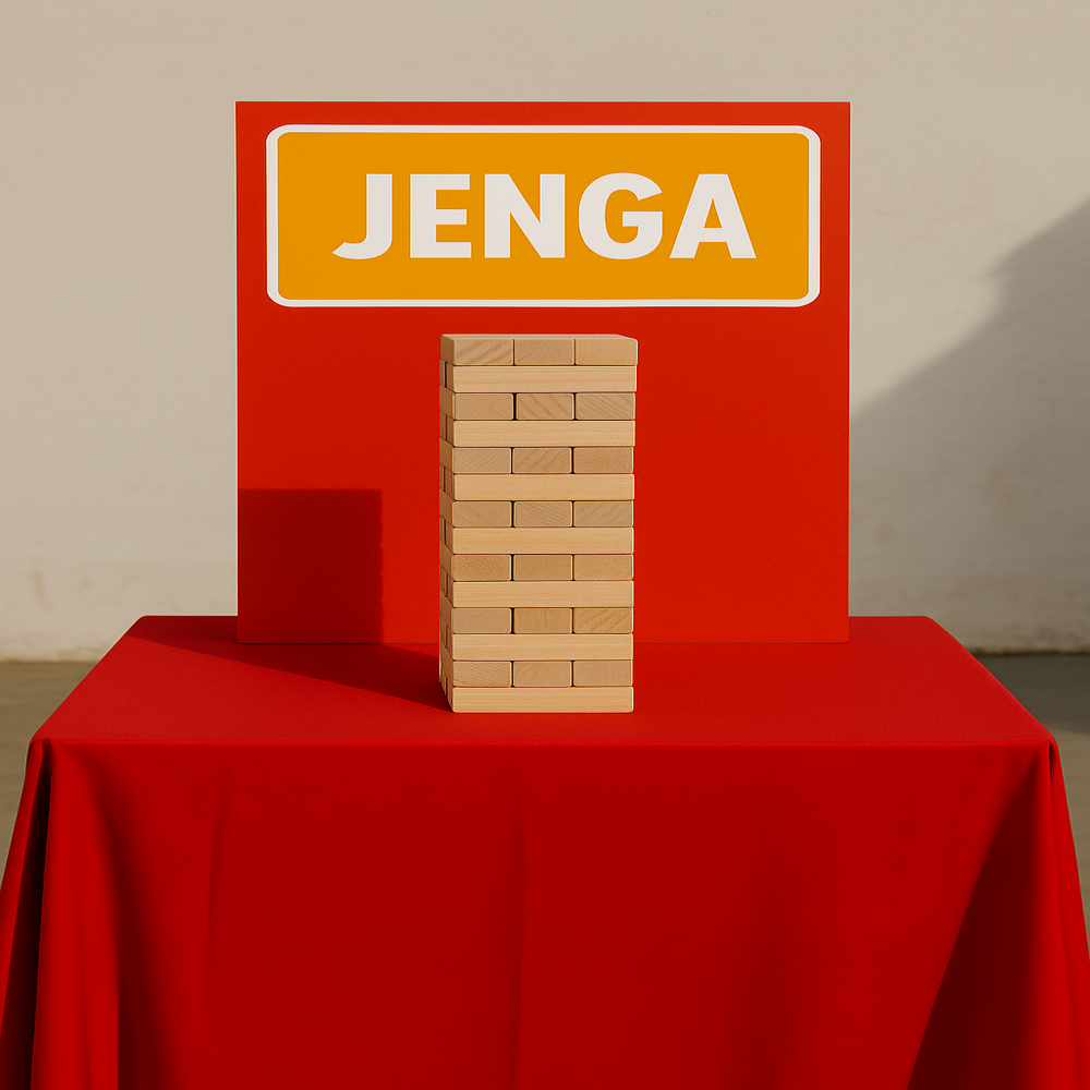 Jenga Game Stall