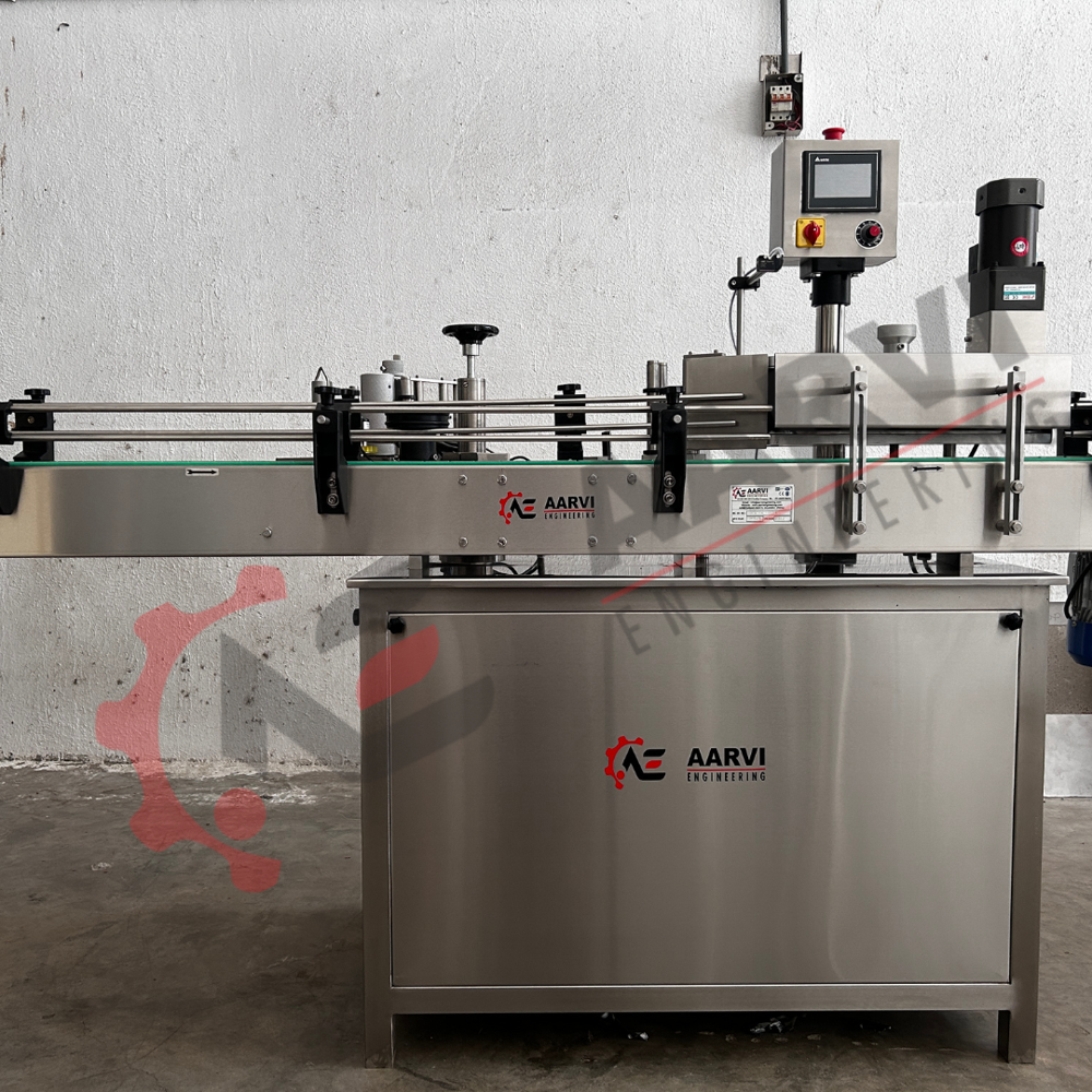 Automatic Vial Product Labeling Machine - Ss 304, 2100x900x1400 Mm, 30 Bpm | Plc Control, 1 Mm Accuracy, Round Bottle Labeling