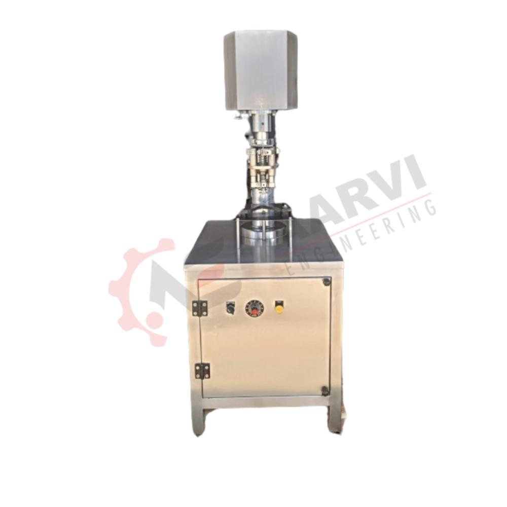 Semi Automatic Syrup Bottle Ropp Capping Machine - Ss304 Matte Stainless Steel, 650x500x1300 Mm, Pneumatic Drive, 30 Bpm Capacity