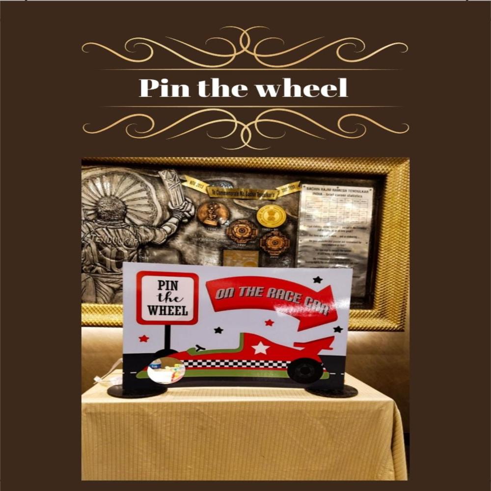 Pin The Wheel Game Stall