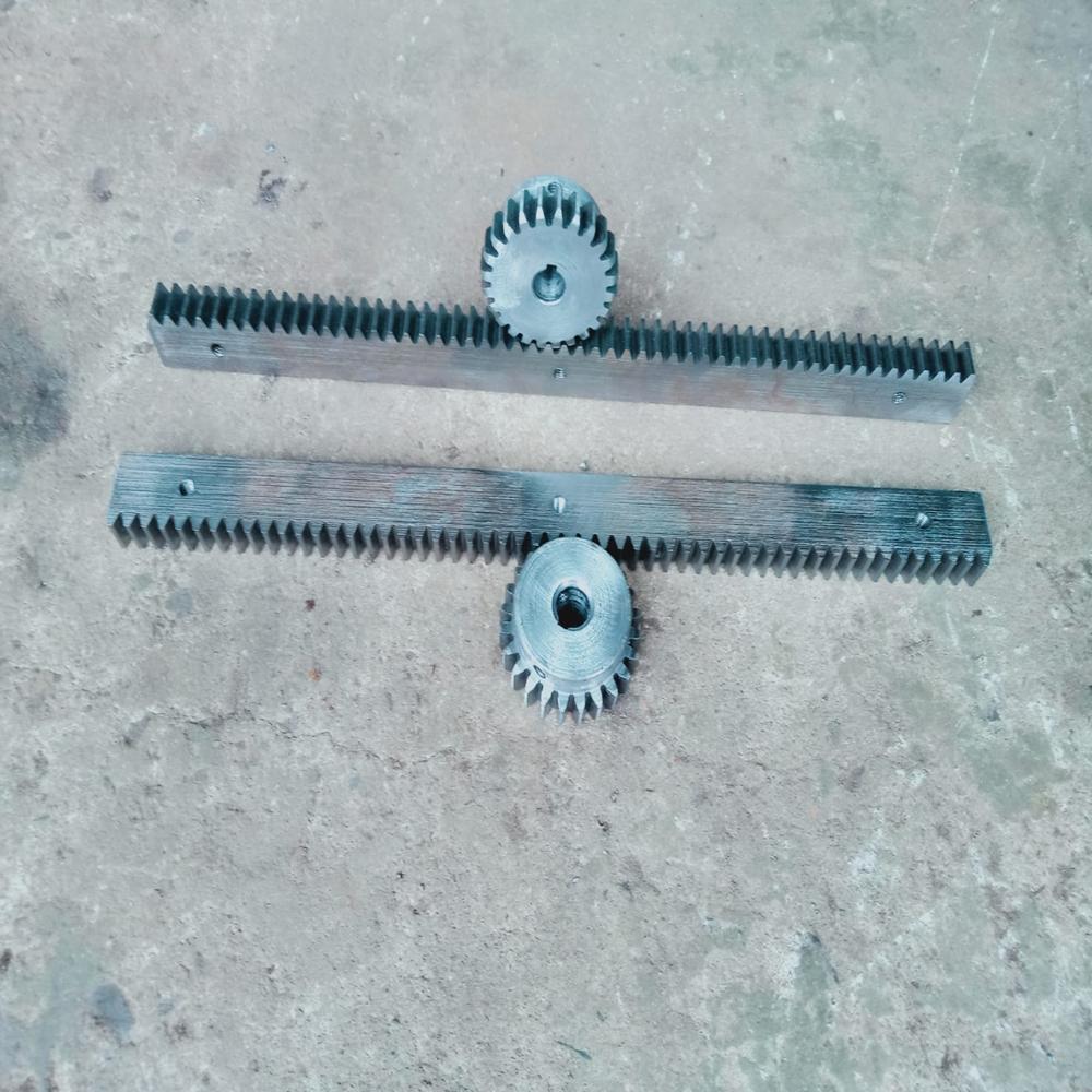 Helical Gear Rack - Color: Silver