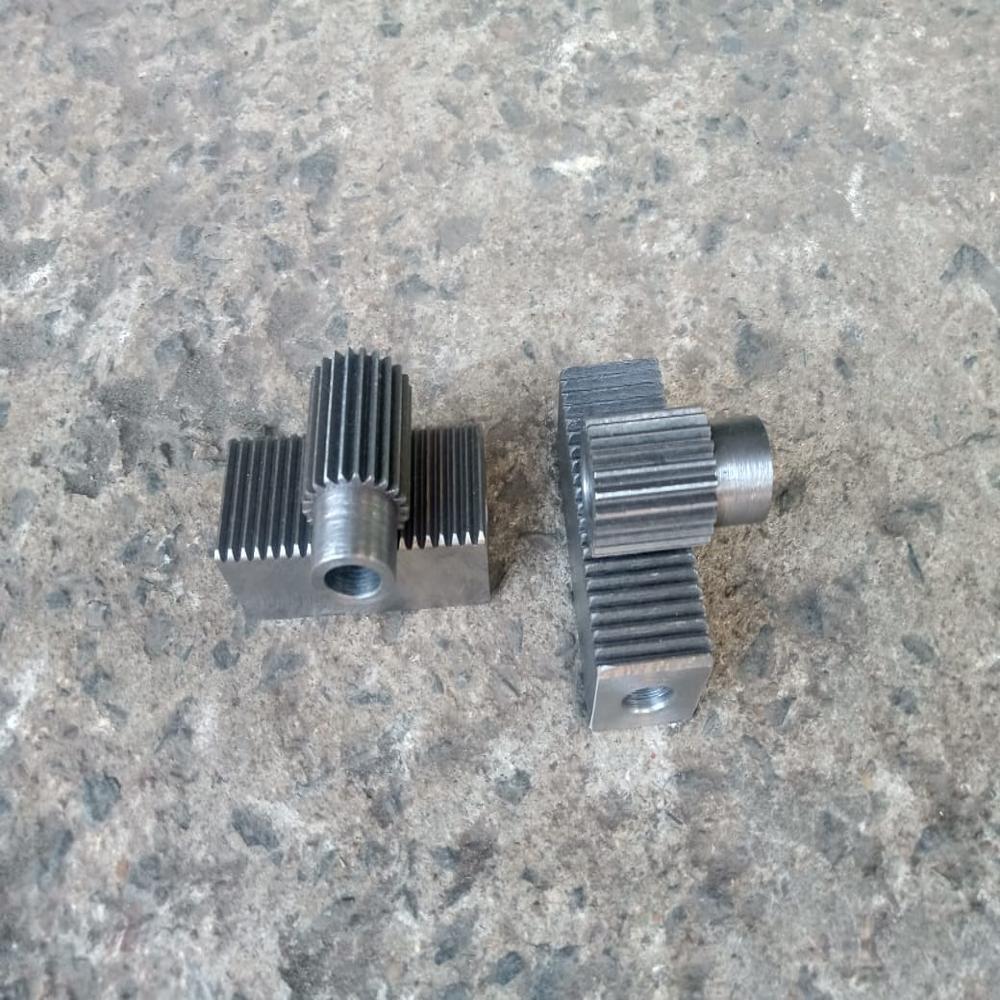 Helical Gear Rack - Color: Silver